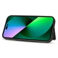 thumbnail image 4 of For iPhone 15 Pro Max Zipper Pocket Phone Case Kickstand Wallet PU Leather Coated TPU Cover, 4 of 5