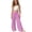 j73-Hot Pink, variant on LIIPEE Casual Pants For Girls Solid Color Drawstring Waist Baggy Wide Leg Pants Kids Lightweight Breathable Soft Everyday Trousers,4-5 Years