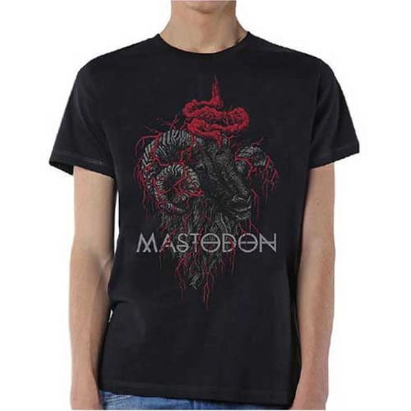 Mastodon Unisex T-Shirt Rams Head Colour (Small)
