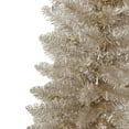 thumbnail image 4 of 4.5 ft Pre-Lit Rose Gold Tinsel Artificial Tree, 4 of 7