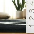 thumbnail image 4 of SAFAVIEH Chatham Isaac Geometric Wool Area Rug, Black/Ivory, 2' x 3', 4 of 10