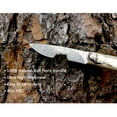 thumbnail image 3 of YOUSUNLONG Pocket Knife - Camping Knife Overall 186mm Japanese Damascus Steel Bull Horn Handle, 3 of 9