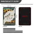 thumbnail image 3 of Yuyamidu Aztec Sunflower RV Door Window Shade Cover for Most RV Camper, Dragonfly Travel Trailer Door Blackout Window Shade Trailer Privacy Door Window Protective Cover, 3 of 7