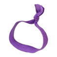 thumbnail image 1 of Anneau de Cheveux Sans Couture Haute Élasticité Noué Support de Queue de Cheval Réglable Accessoires de Chouchous Colorés Multi Couleur Violet Foncé, 1 of 7