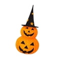 thumbnail image 3 of Decoración de calabaza de Halloween, decoración de Halloween, iluminación de patio, festival, exterior, LED, ligero, accesorios para eventos, linterna Sombrero de estrella, 3 of 8