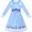 Blue 2, variant on Girls Dress Snow Queen Ice Princess Costume Birthday Party 4 Years