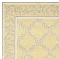 thumbnail image 2 of SAFAVIEH Chelsea Alecia Geometric Borders Wool Area Rug, Yellow/Grey, 8'9" x 11'9", 2 of 4