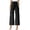 w93# Black14, variant on Wuxian Capri Pants For Women Wide Leg Casual Pants Summer Loose High Waist Cropped Trousers Baggy Boho Flowy Comfortable Breathable Relaxed Palazzo Yoga Trousers ,Black,S