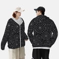 thumbnail image 4 of Kdxio Spider Web Black Print Women Men Sun Protection UPF 50+ Jackets Zip Up Long Sleeve Hoodie Hiking Lightweight with Pockets, 4 of 7