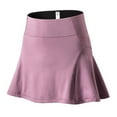 thumbnail image 2 of IROINNID Women's Loose Fake Two-piece Anti-peeping Quick-drying Running Fitness Skirt Short Elastic Waist Mini Solid Color Skirt, 2 of 6