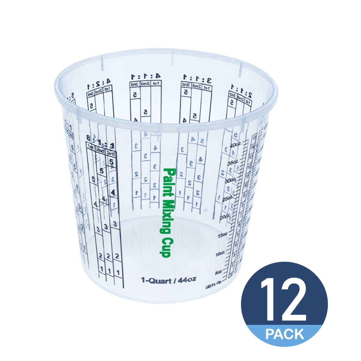 CANOPUS Measuring Cups, Mixing Cups for Epoxy and Resin, Graduated Paint Mixing Cups, Disposable