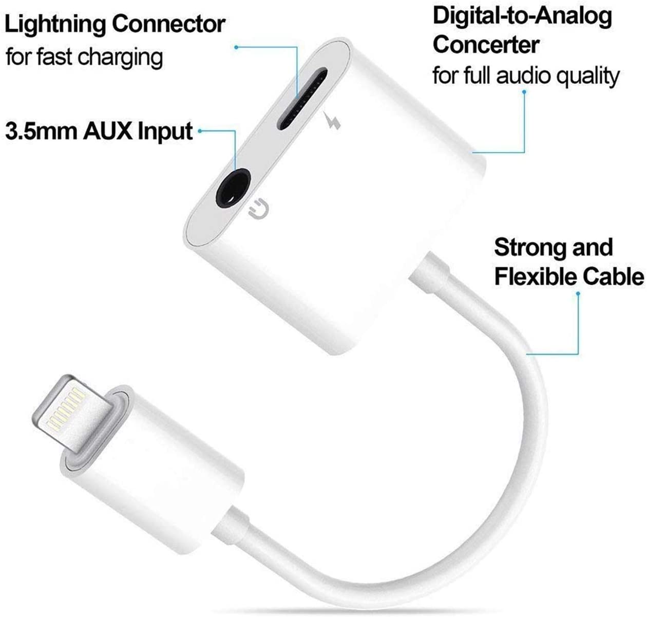 Cavo AUX IN Per Auto Ford – Adattatore 3.5 Mm Con Connettore Quad Lock, Per CD6000 E Autoradio Con Ingresso AUX