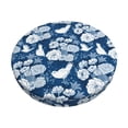 thumbnail image 6 of Uemuo Rose Flowers Pattern Round Bar Stool Seat Covers Washable Stool Cushion Slipcover Elastic Bar Chair Covers-14 inch, 6 of 7