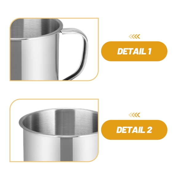 RENACLIPY 6PCS Stainless Steel Kids Cups Unbreakable for School Travel and Outdoor Use