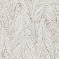 Abyssaly Beige Peel and Stick Wallpaper Self Adhesive Removable Leaf Wallpaper, 17.3 in×118 in