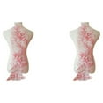 thumbnail image 4 of Wweixi Stylish Lace Applique For Fashionable Clothing Choices Wedding Dress Unique Pale Mauve 2Set, 4 of 6