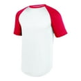 thumbnail image 2 of Augusta Sportswear Men's 2XL 1508, White/Red, XX-Large, 2 of 3