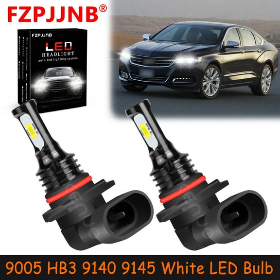 FZPJJNB for Chevy Impala 2016-2018 White Led Headlights Bulb High Low Beam,9005 HB3,HKB,C07