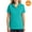 Aquamarine, variant on LK110 Dry Zone UV Micro-Mesh Polo, River Blue Navy, 3XL, Womens Polo Shirts