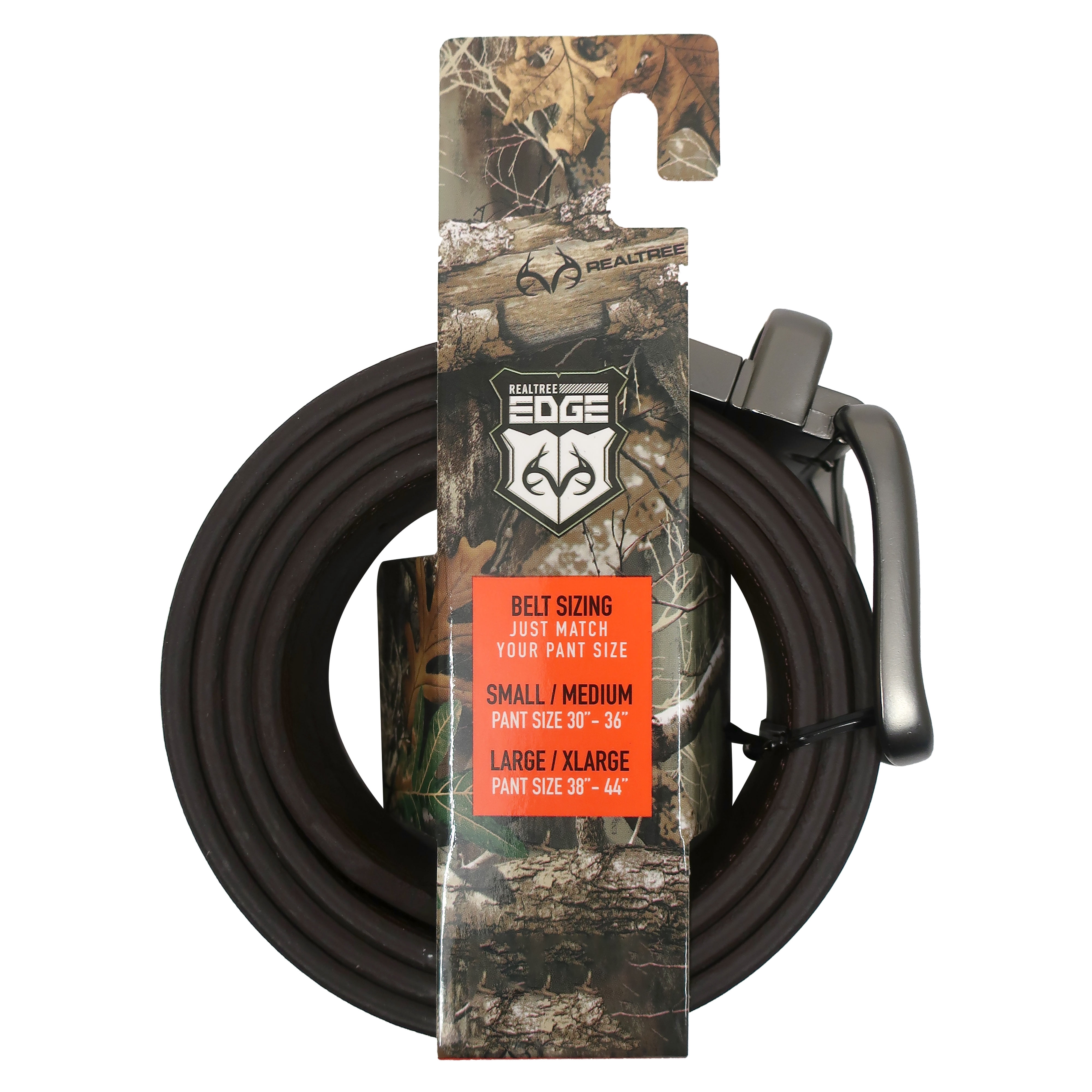 Realtree Men's Edge to Brown Reversible Belt Size S/M