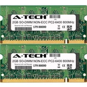 4GB Kit 2x 2GB Modules PC2-6400 800MHz NON-ECC DDR2 SO-DIMM Laptop 200-pin Memory Ram