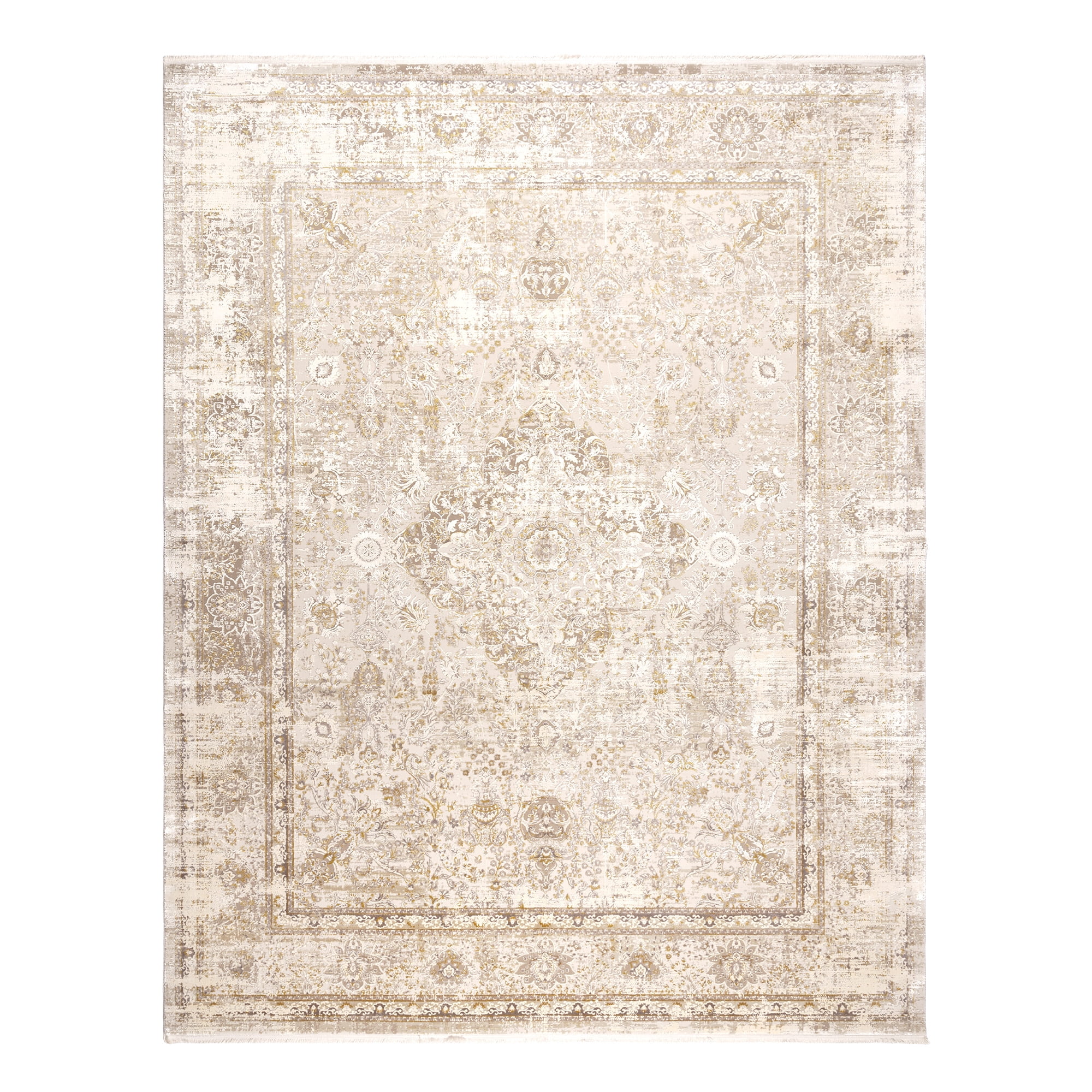 Gertmenian Florance Novara Traditional Oriental Beige Indoor Area Rug, 5x8