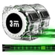 thumbnail image 1 of Cinta Métrica Retráctil FlexGlow 2 Pzas 3mx19mm ABS y Acero al Carbono Negro y Verde., 1 of 5
