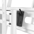thumbnail image 3 of ONKRON Tilting Adapter Panel for Mobile TV Stand Rolling TV Carts up to 10 Degrees ATL1551 Black, 3 of 5