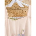 thumbnail image 4 of vera natura Baby Girl Princess Dress Sleeveless Floral Embroidery Tulle Dress Toddler Party Dress, 4 of 9