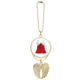 thumbnail image 1 of Resumen de navidad origami Patron bowknot Llavero para automóviles, 1 of 4