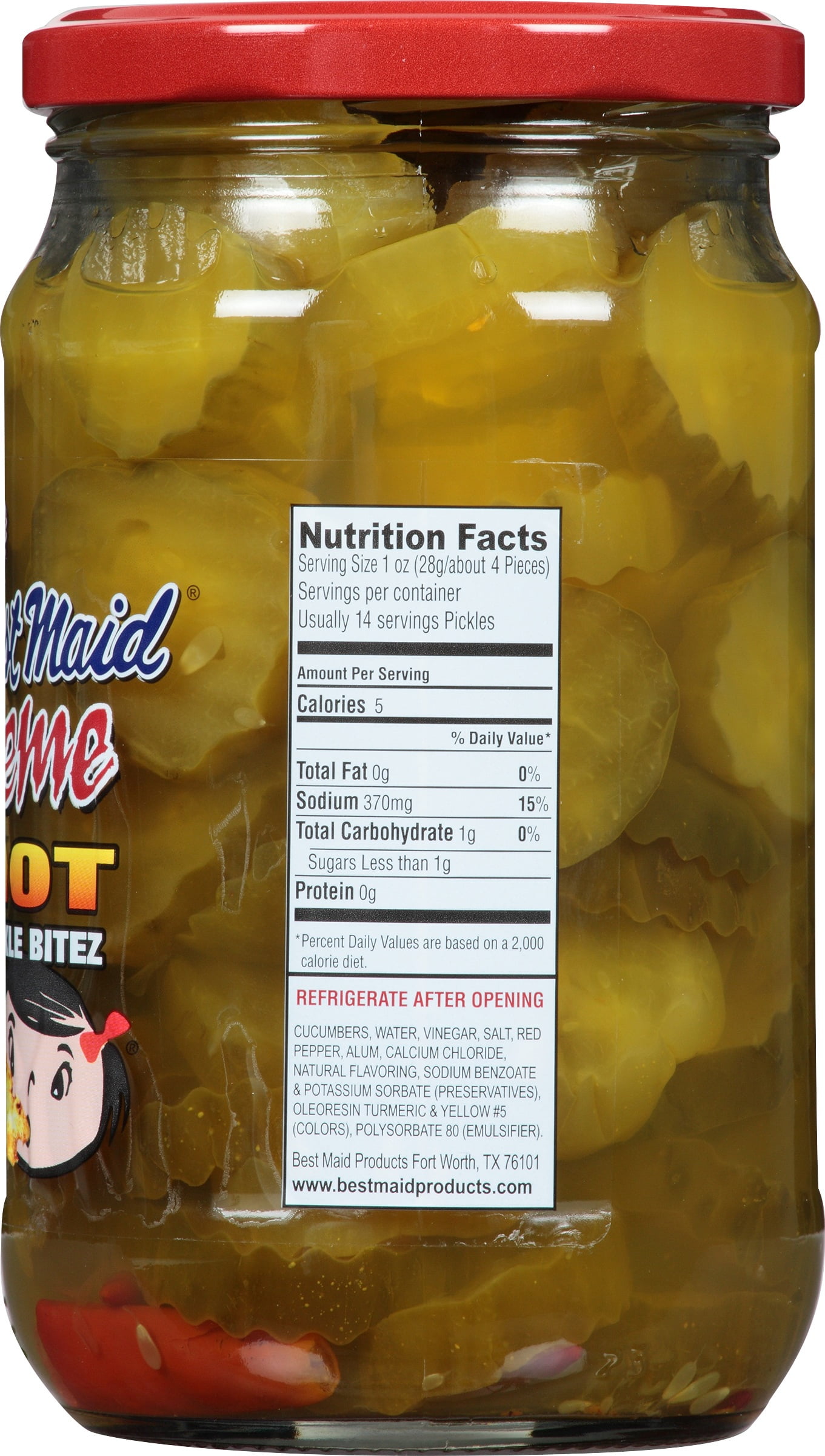 (3 pack) Best MaidÂ® Xtreme Hot Pickle Bitez 24 fl. oz. Jar