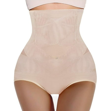 

SHAPERIN Women Butt Lifter Shapewear Hi-Waist Double Tummy Control Panty Waist Trainer Body Shaper