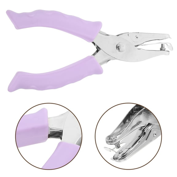 LEXSOMEO Handheld Hole Puncher for Crafting Portable Single Hole Punch Manual Hole Puncher Round Hole Punch Tool Multi-Function Paper Crafts Hole Puncher
