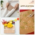 thumbnail image 6 of Uxcell Natural Fiber Mulberry Paper Sheets Tissue Washi Paper Design for DIY Craft Origami Card Making Light Yellow 6x8 Inch, 6 of 7