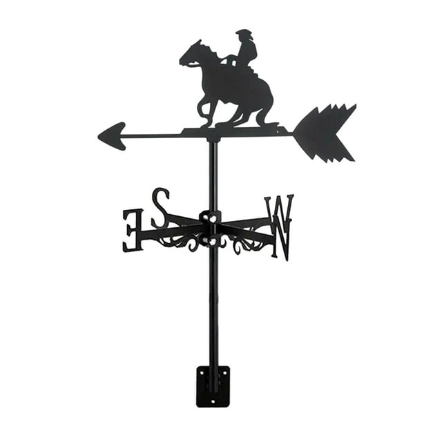 Veleta para montar kusrkot adorno de caballo decoración de techo indicador de dirección del viento exterior