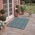 thumbnail image 4 of Safavieh Courtyard Teodor Geometric Indoor/Outdoor Area Rug, Turquoise/Blue, 9' x 12', 4 of 14