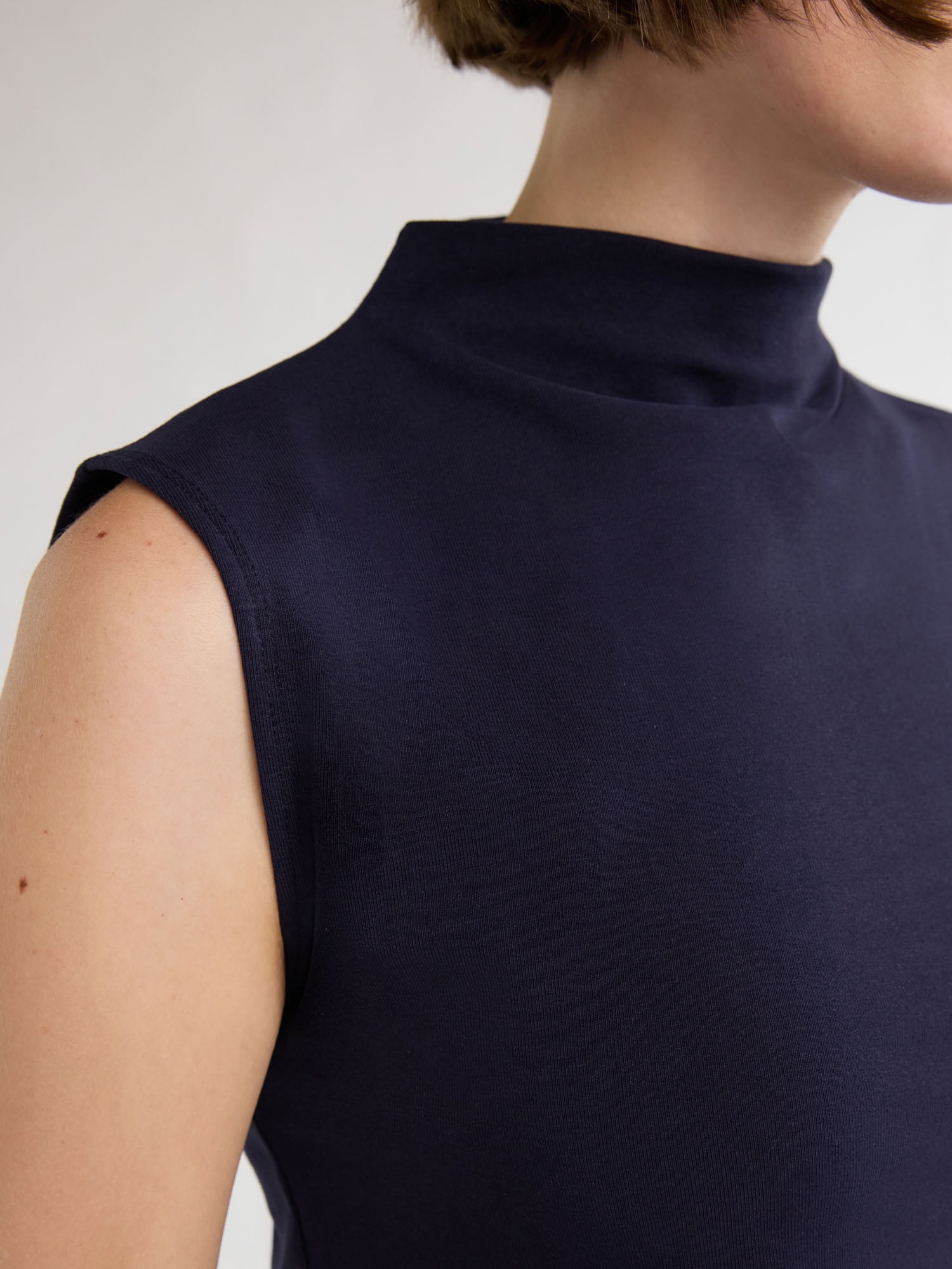 Free Assembly Women’s and Women's Plus Sleeveless Mock Neck Top, Sizes XS-4X