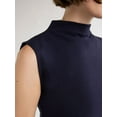 thumbnail image 3 of Free Assembly Women’s and Women's Plus Sleeveless Mock Neck Top, Sizes XS-4X, 3 of 5