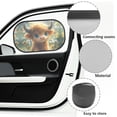 thumbnail image 6 of Yuyamidu Highland Cow Rear Window Sun Shade for Car Baby Car Rear Side Window Shade Cute Sun Shade Blocker 2 Pack Washable Sunshade for SUV Van Auto Accessories, 6 of 7