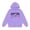 Light Purple, variant on Girls Pullover Hoodie Soft Cozy Sweatshirt For Everyday Casual Wear And Outdoor Activities With Cute Design