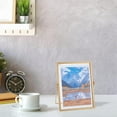 thumbnail image 5 of Clear 8.5x6.5 Inch Glass Picture Frame Vertical Gold Metal Photo Frame Simple Metal Geometric Picture Frame Tabletop Shelf Photo Frames with Glass Front Frames for Home Office Wedding Desk Stand, 5 of 9