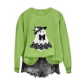 thumbnail image 4 of Warop Halloween Sweatshirts for Women Pumpkin Spooky Cute Graphic Casual Pullover Tops Long Sleeve Crewneck Fall Outfits, 4 of 6