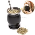 thumbnail image 2 of Juego de mate de acero inoxidable 18/8 de 230 ml. Incluye bombilla de pared doble, cepillo de limpieza Gaiwan, 2 of 6