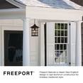 thumbnail image 4 of 1805BK Hinkley Lighting Freeport - 15.25 Inch 11.5W LED Large Outdoor Wall Lantern-Black Finish, 4 of 11