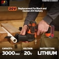 thumbnail image 4 of Reemplazo de Batería FORBETER 20V 3.0Ah para Black and Decker, 4 of 8