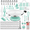 10 Inch Turntable Green, variant on 12 Inch Turntable Green Cake Decorating Kit
