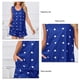 thumbnail image 4 of Conjunto de pijama con volantes y estampado de corazones para mujer, camiseta sin mangas con cuello redondo, pantalones cortos con bolsillo inclinado, ropa de dormir de 2 piezas, 4 of 6