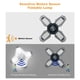 thumbnail image 5 of Bombilla LED Irfora 2PCS AC110-130V 80W Sensor de movimiento LEDs Luz de garaje Luces de techo plegables deformables con 4 paneles ajustables E26 Base Socket Holder 6500k Luz blanca par Irfora Bombilla LED, 5 of 5