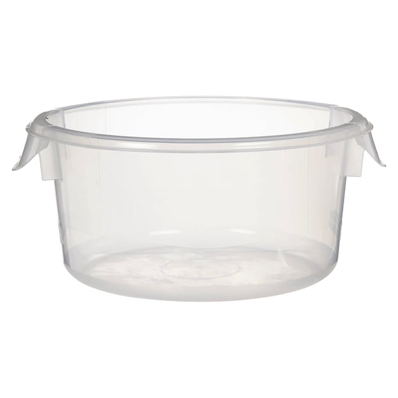 Rubbermaid Commercial FG572024CLR 2 Quart Round Storage Container (Clear)