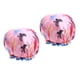 thumbnail image 5 of Pack de 2 gorros de ducha reutilizables e impermeables para baño Rosado, 5 of 8